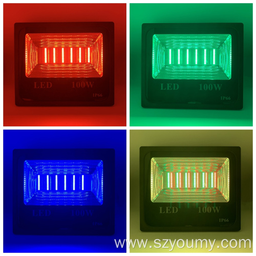 RGB Solar LED Flood Light